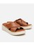 01TEH307120A370 KADIN Deri Taba Comfort Terlik 2