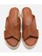 01TEH307120A370 KADIN Deri Taba Comfort Terlik 4