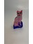 Pembe Kedi Büyük Boy Kemik Toka 9 Cm. 1