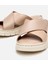 01TEH307120A310 KADIN Deri Bej Comfort Terlik 3