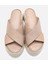 01TEH307120A310 KADIN Deri Bej Comfort Terlik 4