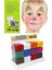 Yüz Boyası 4 Renk 1 Paket Face Paint Çevirmeli Yüz Boyası Canlı Renkler 2