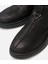 02AYH295670A100 HAKIKI Deri Siyah Erkek Günlük Ayakkabı 3