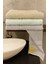 Karo 3’lü Banyo Havlu Seti – 100X150 cm %100 Pamuk, Yumuşak Dokulu,örgü Desen 1