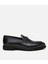 02AYH304690A100 ERKEK Deri Siyah Hafif Tabanlı Klasik Loafer 1