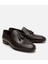 02AYH303410A480 ERKEK Deri Kahve Püskül Detaylı Loafer 2