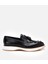 Masters 02AYH305220A100 ERKEK Deri Siyah Püskül Detaylı Loafer 1