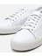 02AYH305680A900 ERKEK Deri Beyaz Şeffaf Tabanlı Spor Ayakkabı 3
