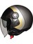 Motosiklet Yarım Kask Güneş Vizörlü Ece 22.06 Motor Kaskı Moon 1