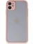 iPhone 11 Kılıf Montreal Silikon Kapak - Pembe 1