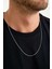 925 Ayar Gümüş Unisex Gurmet Zincir Kolye 1.3 mm 60 cm 1