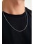 925 Ayar Gümüş Unisex Gurmet Zincir Kolye 1.3 mm 60 cm 2