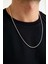 925 Ayar Gümüş Unisex Küp Zincir Kolye 1.5 mm Genişlik 4
