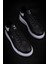 Siyah-Beyaz Momp Erkek Memory Foam Taban Sneaker 4
