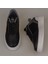 Siyah Kalın Taban Erkek Sneaker 5