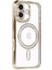 iPhone 16 Kılıf Joke Simli Magneticsafe Kılıf - Gold 1