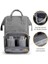 MR8703_07 Supermom Anne Bebek Çok Fonksiyonlu Gri Sırt Çantası 3
