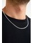 925 Ayar Gümüş Unisex Barlı Kolye 3 mm 60 cm 5