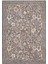 Frezia Floral Bambu Polyester Oturma Odası Salon Mutfak Halısı Eskitme Çiçekli Vintage Halı 2