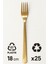 Plastik Çatal Gold 18CM - 25 Adet 2