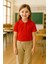 Kırmızı Okul T-Shirt , Kısa Kollu Polo Yaka Kız Erkek Çocuk 23 Nisan , Okuma Bayramı Tişört 1