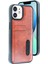iPhone 11 Kılıf Sara Kartvizitli Deri Kılıf - Taba 2