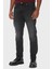 Erkek Daralan Paça Siyah Yıkamalı Siyah Jeans LV04RB754G-846 2