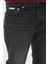 Erkek Daralan Paça Siyah Yıkamalı Siyah Jeans LV04RB754G-846 4