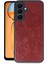 Samsung Galaxy S24 Fe Kılıf Aras Deri Kapak - Bordo 1