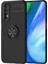 Realme 7 Kılıf Range Yüzüklü Silikon - Siyah 1
