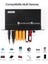 7 Portlu Süper Hızlı USB Şarj Veri Merkezi 12V 3A Çıkış Desteğiyle Güçlendirilmiş Metal Muhafazalı 5