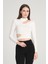 Kadın Bel ve Boyun Detay Asimetrik Bluz 2