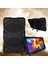 Ağır Hizmet Tipi Silikon Pc Hibrit Kılıf Klip Kickstand Combo Shell Samsung Galaxy Tab A 10.1(2016)T580 T585-BLACK (Yurt Dışından) 1
