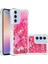 Samsung Galaxy A15 5g Case Sıvı Tpu Tpu Anti-Scratch Telefon Geri Kabuk-Pembe/kalpler (Yurt Dışından) 2