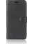 Samsung Galaxy Için J3 (2017) Litchi Cilt Cüzdan Deri Koruma Telefon Muhafazası Stand-Black (Yurt Dışından) 2