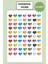 70 Adet Kalp Sticker Çıkartma Seti , Okul Tebrik Stickerı ,öğretmen Hediyesi,motivasyon 1