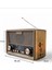 Güneş Enerjili, Şarjlı, Bluetooth, Fm, Usb, Tf, Aux ile Nostaljik Radyo 1