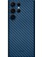 Kzdoo Samsung Galaxy S24 Ultra Kılıf Pp Telefon Arka Kapak Karbon Fiber Doku-Mavi (Yurt Dışından) 1