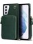 Samsung Galaxy S21+ 5g Cüzdan Kılıf Tpu+ Uzun Askılı Pu Cep Telefonu Kılıfı-Yeşil (Yurt Dışından) 1