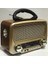 Güneş Enerjili Nostaljik Fm, Aux ve USB Müzik Çalar, Şık ve Kullanışlı Tasarım 1