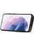 Samsung Galaxy S21+ 5g Kılıf Için Rfıd Engelleme Pu+ Kart Yuvalı Tpu Telefon Kapağı-Şarap Kırmızısı (Yurt Dışından) 3