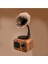 Kahverengi Taşınabilir Nostaljik Kablosuz Ses Gramafon Tasarımlı Bluetooth Hoparlör 2