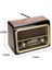 Büyük Boy Ahşap Retro Bluetooth Radyo, Şık ve Nostaljik Tasarım 3
