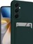 Samsung Galaxy S24 Fe Kılıf Kelvin Kartvizitli Silikon - Koyu Yeşil 4