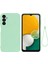 Samsung Galaxy M54 5G/F54 5g Sıvı Silikon Arka Kapak Yumuşak Astar-Yeşil (Yurt Dışından) 1