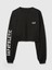 Kadın Siyah Gap Logo Vintage Soft Crop Sweatshirt 2