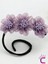 Zarif Chiffon Çiçekli Kadın Kolay Telli Saç Topuz Tokası Lila - Sihirli Pratik Saç Toplama Aparatı 1