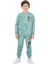 Erkek Çocuk Dinozor Baskılı Pijama Takımı Iki Iplik Eşofman Takımı Okul Ikili Takım 3