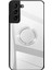 Ayna Tasarım Yüzük Şeklindeki Kickstand Samsung Galaxy S22 5g-Silver Için Parmak Izi Tpu+Pc Hibrid Kapak Kılıfı (Yurt Dışından) 1