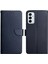 Nappa Doku Kılıf Samsung Galaxy M23 5G/F23 5g Cüzdan Standı Hakiki Deri Çizilmez Manyetik Kapanış Telefon Kabuk-Mavi (Yurt Dışından) 1